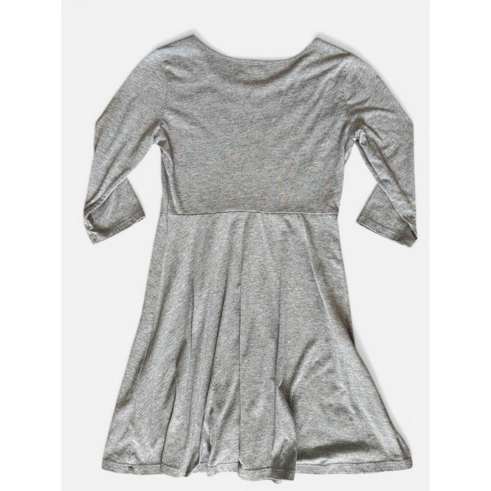 Old Navy Girls Gray Sequin Unicorn Skater Dress 3/4 Sleeve Size M 8 - Picture 3 of 6